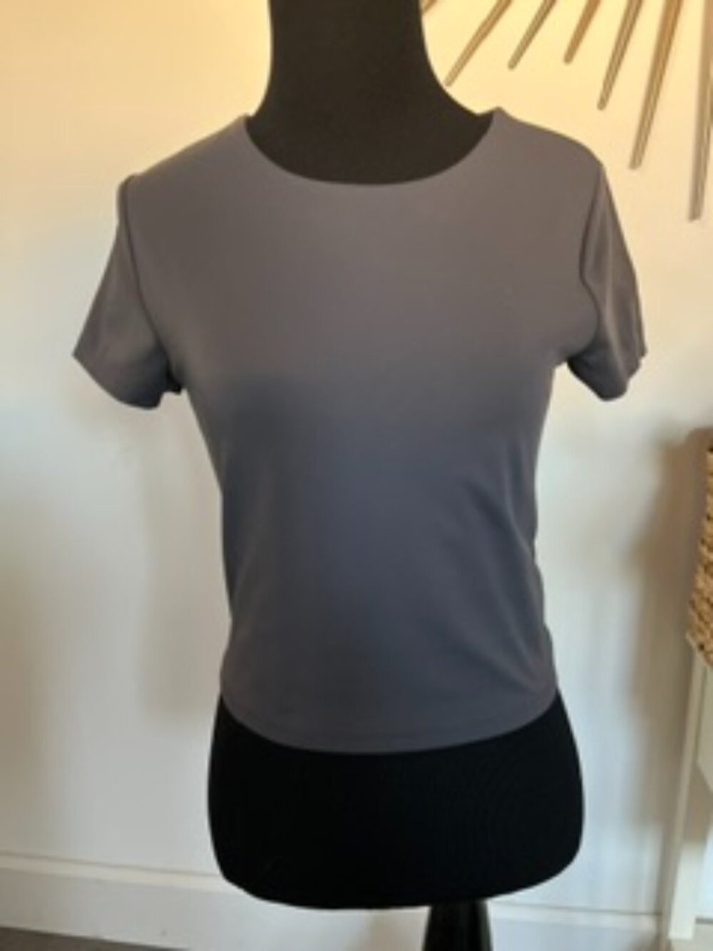 🧡3/15 EXPRESS Short Sleeve Top Body Contour Women's S